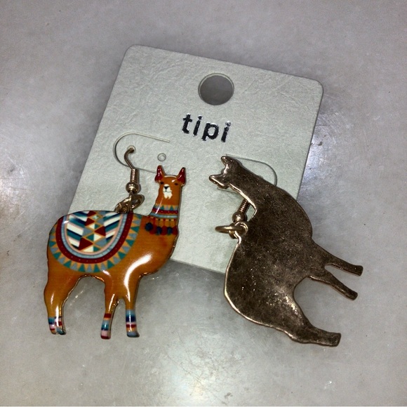 NWT Tipi Llama Alpaca Earrings - Picture 3 of 4